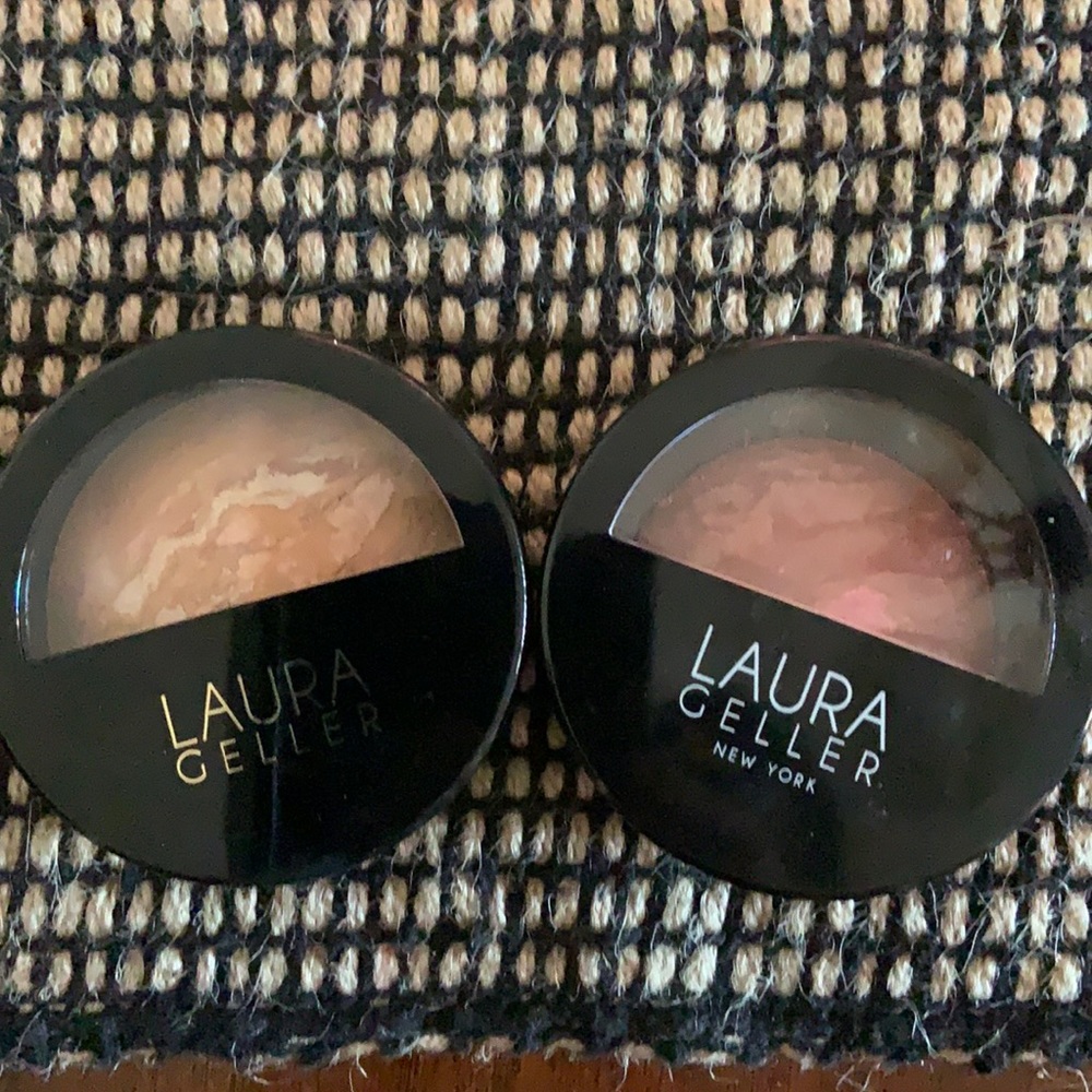Laura Geller baked balance and glow set .